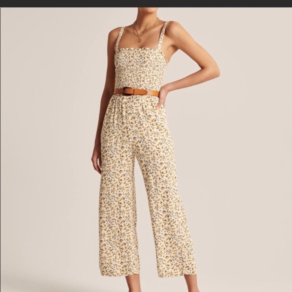 Abercrombie Smocked Jumpsuit